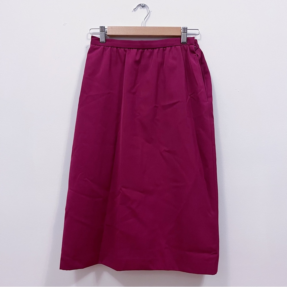 Vintage 90s Plum colored Givenchy Sport Skirt Sz 8